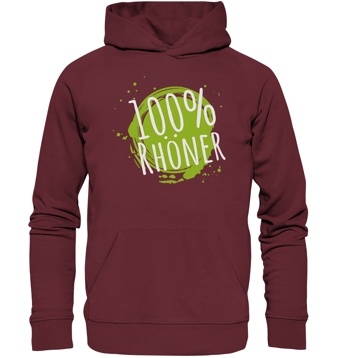 100% RHÖNER - Organic Hoodie